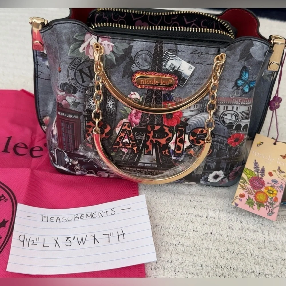 Nicole Lee Paris In Fall Bag Special Edition Handbag And Crossbody Bag 👜💖